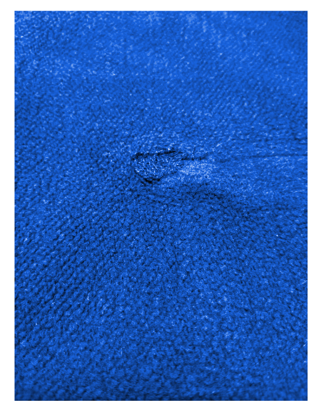 image title Intérieur du sweat reprisé